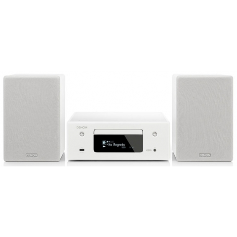 【已停產】Denon CEOL-N10 WH 微型音響系統 (白色)